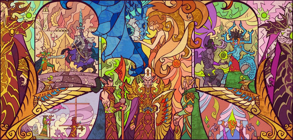 (This, by the way, is the greatest WoW fanart in the history of WoW fanart. Every little thing here is symbolic!)